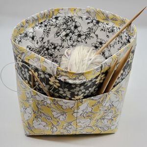 Lined handmade project bag